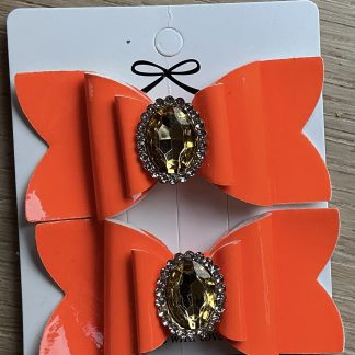 Luxe haarclipjes leuk voor koningsdag